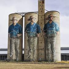 Artist Fintan Magee The Water Diviner Location Barraba Australia Streetartsavemylife Fintan Magee Fintanmage Street Art Murals Street Art Urban Art