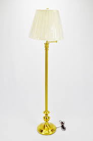 Brass Stiffel Swing Arm Floor Lamp W Stiffel Shade Swing Arm Floor Lamp Floor Lamp Lamp