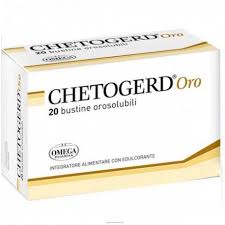 L'acidità di stomaco è un sintomo, spesso accompagnato da bruciore, gonfiore, alito cattivo, dolore addominale, che può essere causato da vari fattori. Omega Pharma Chetogerd Oro 20 Bustine Per Acidita Di Stomaco