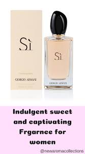 This floral perfume has a luminous about the bottle: Giorgio Armani Si For Women 3 4 Oz Eau De Parfum Spray Eau De Parfum Giorgio Armani Si Perfume