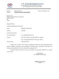 The company provides savings bank, current account, loan, personal and business banking services. Surat Permohonan Keterangan Bank Skb