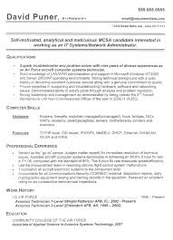 Army Resume Example Sample Military Resumes