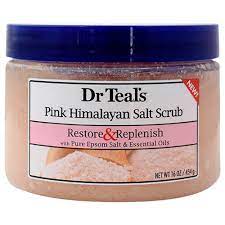 Sea kelp extract, aloe vera, glycerin, nutmeg extract, and vitamin c. Dr Teal S Epsom Salt Body Scrub Pink Himalayan 454g