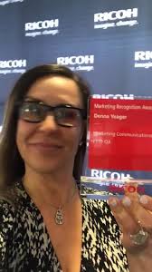 Yayyy! Got my #Ricoh marketing award today! 🏅 I am honored 😊 Thank You!