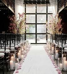 Winter Wedding Ideas Candlelit Aisle Click Pic For 25 Diy Wedding Decorations Small Budget W Aisle Runner Wedding Indoor Wedding Ceremonies Wedding Aisle