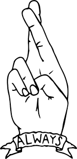 Fingers Crossed Cross Finger Tattoos Crossed Fingers Finger Tattoos