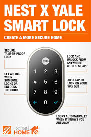 Nov 16, 2021 · the nest x yale lock is largely identical to the yale assure lock sl, except that it is compatible only with other nest smart devices and has a slightly larger keypad—which we actually prefer. Google Nest X Yale Lock Smart Deadbolt Lock With Nest Connect Satin Nickel Rb Yrd540 Wv 619 The Home Depot Best Smart Home Smart Lock Smart Home