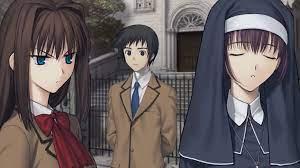 aoko aozaki shizuki soujuurou yuika suse mahoutsukai no yoru 月姫 魔法使いの夜 藝術