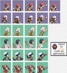 Drag the size bar down from 20 to 1, and change the brush to the one pixel box. Pokemon Fire Red Pokemon Trainer Throwing Pokeball Sprite Png Download 393x425 6589091 Png Image Pngjoy