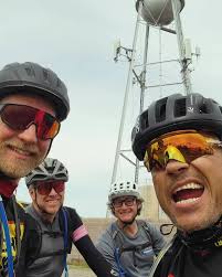 I don't use the word "Epic" lightly. But yesterday's our gravel ride to  Florence was, Freaking Epic!! 🤟. Thanks, Stephen J. , @richarddixoncassey  @sven_merckx and @chrisschiffhauer for coming along and doing stupid