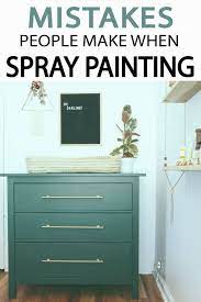Painted Furniture Ideas 3 Mistakes People Make With Spray Paint Painted Furniture Ideas