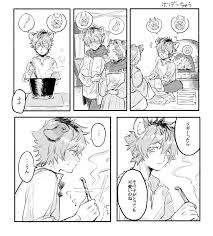 okm okm twstの漫画 6 6 気付いたら後輩の話してる ジャクラギ ラギーのおばあちゃん見た目捏造 漫画 ディズニーファンアート イラスト