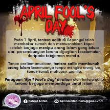 Tanggal 1 april tiap tahunnya dikenal sebagai april mop atau april fool's day di berbagai belahan dunia. Bahrul Arifah Penipuan April Fool S Day Tahukah Facebook