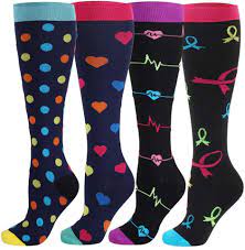 Hltpro Compression Socks For Women Men 1 To 6 Pairs 20 30 Mmhg Compression Stockings For Travel Running P Compression Socks Nurse Compression Socks Socks