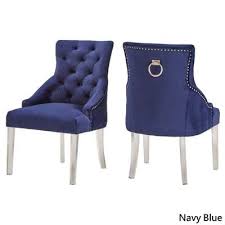 53.5w x 31d x 34.5h materials: New Modern Navy Blue Velvet Tufted Button Back Antique Modern Wooden Restaurant Dining Chair For Dining Room Buy Modern High Back Dining Chairs Restaurant Used Dining Chairs Elegant Dining Chair Product On Alibaba Com