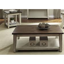 Lemieux et cie navier coffee table. Liberty Furniture Lancaster 3 Piece Coffee Table Set In Weathered Bark 612 Ot 3pcs