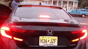 How To Install Third Brake Light Led Strip On 2018 Honda Accord 2018 Honda Accord Honda Accord Honda Accord Custom