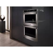 Kitchen double oven cabinet, 27w x 84h x 24d # ocd2784. Kitchenaid 27 Double Electric Wall Oven With Convection In Stainless Steel Nebraska Furniture Mart