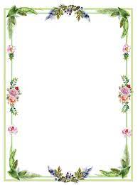 Fresh Flower Plant Border Flower Background Wallpaper Flower Frame Flower Border