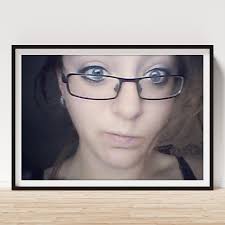 pretty #woman #young #beautiful Framed Print by Zoe Brady