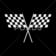Black And White Flag With Red Cross In Middle The Checkered Flag Icon Finish And Start Winner Symbol Flat Stock Illustration Ad Finish Start Icon Checkered Flag Icon Checkered Checkered Flag