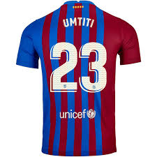 Once widely considered among the world's best, the frenchman's almighty fall from grace has been just as much a source of mockery as it has despair for culés. 2021 22 Kids Nike Samuel Umtiti Barcelona Home Jersey Soccerpro