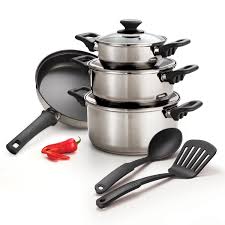 Get the best deal for tramontina cookware from the largest online selection at ebay.com. Tramontina 9 Pc Cookware Set Stainless Steel Tri Ply Base Overstock 31880235