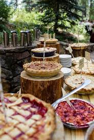 Colorado Mountain Wedding With Farm Table Reception Mountain Wedding Colorado Pie Bar Wedding Rustic Farm Wedding