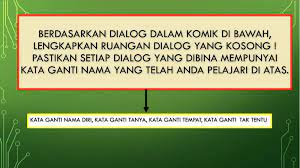 Masukkan teks baru di kotak ganti. Ejercicio Interactivo De Kata Ganti Nama