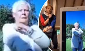 Judi expressed she is near her little girl. Dame Judi Dench Showcases Her Moves As She Dances In Tiktok Video With Grandson Sam Williams Daily Mail Online