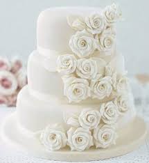 Fondant Lace Simple Like Me Classic Wedding Cake Cheap Wedding Cakes White Wedding Cakes