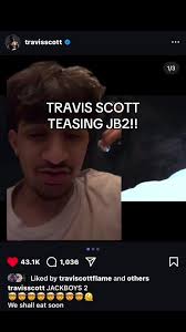 Travis Scott Replies to Twitter Post for Jb2 Deluxe