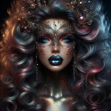 Quirky Dog Design Prompt with Messy Hair and Big Eyes