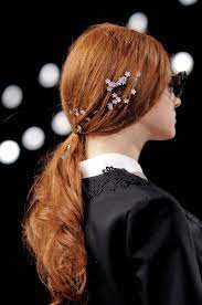25 Easy So Pretty Updos To Try This Wedding Season Runway Hair Fashion Week Hair 2014 Hair Trends