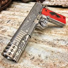 Full Slide Engraving Dark Alliance Firearms Guns Handgun Guns Hand Guns