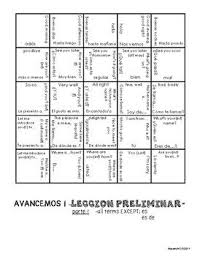 My Students Love These Vocabulary Puzzles This Bundle Contains Vocabulary Puzzles For Avancemos 1 Leccion Preliminar T How To Memorize Things Vocab Vocabulary