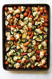 Sheet Pan Chicken Ratatouille Recipe Sheet Pan Recipes Easy Sheet Pan Recipes Pan Chicken