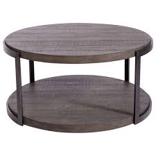 How about your coffee table, for example? Liberty Furniture Modern View 960 Ot1010 Metal Wood Round Cocktail Table With Casters Pilgrim Furniture City Cocktail Coffee Tables