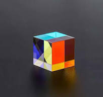 Divisor de Feixe de Combinação personalizada Cubo De Vidro De Cristal  Colorido RGB Prisma