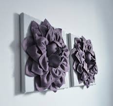 Flower Custom Color Wall Decor Wall Decor Set Plum Purple Wall Decor Vintage Style Feminine Bathroom Wall Decor Nursery Wall Decor