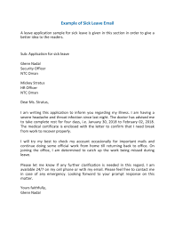 Write a email asking coworker for donation for a sick coworker. 49 Professional Sick Leave Email Templates á… Templatelab