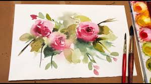 Learn watercolor painting online at your own pace. Watercolor Painting For Beginners Loose Rose Floral Real Time Tutorial Watercolor Flowers Tutorial Watercolor Painting For Beginners Floral Watercolor