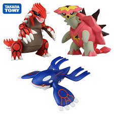 Groudon is a tier 5 legendary raid boss in pokémon go, being a member of the weather trio with rayquaza and kyogre. Takara Tomy Pokemon Groudon Kyogre Turtonator Action Figure Model Cartoon Anime Gifts Toys For Children Action Toy Figures Aliexpress
