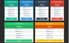 Pricing Tables Bootstrap Responsive Pricing Table Website Template Design Templates