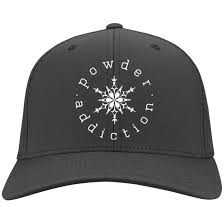 powder addiction snowcats twill cap products cap hats