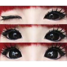 Image result for black sclera contacts