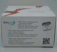 bellalite hair removal system by silk n