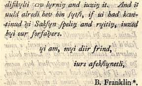 I am not really good at describing stuff. Benjamin Franklin S Phonetic Alphabet Arts Culture Smithsonian Magazine
