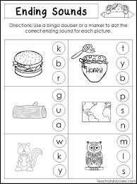 10 Printable Ending Sounds Worksheets Preschool 1st Grade Etsy In 2020 Kindergarten Worksheets Printable Shapes Worksheet Kindergarten Pattern Worksheets For Kindergarten