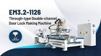 Multi-purpose EM3.2-1126 Through-type Double-channel Door Lock Making  Machine at Cost Price